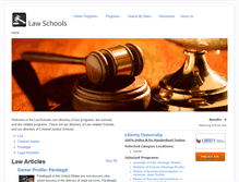 Tablet Screenshot of lawschools.com